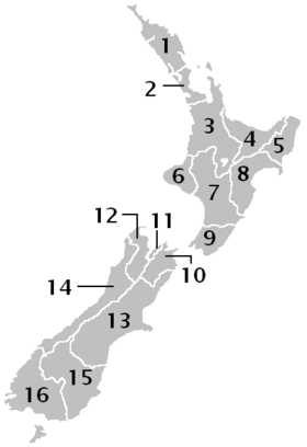 Административное деление Новой Зеландии
