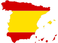 Silhouet Spain with Flag.svg