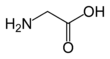 Chemical structure of Glycine