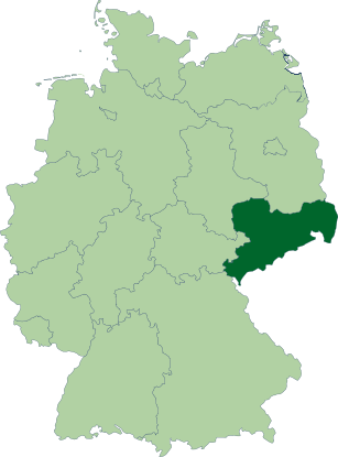 Deutschland Lage von Sachsen.svg